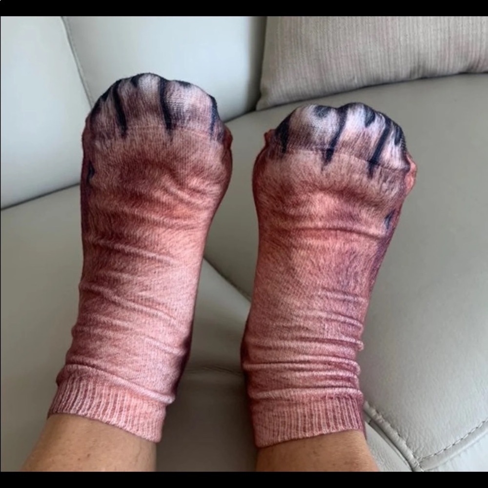 Dog paw socks 3D Print NEW in package